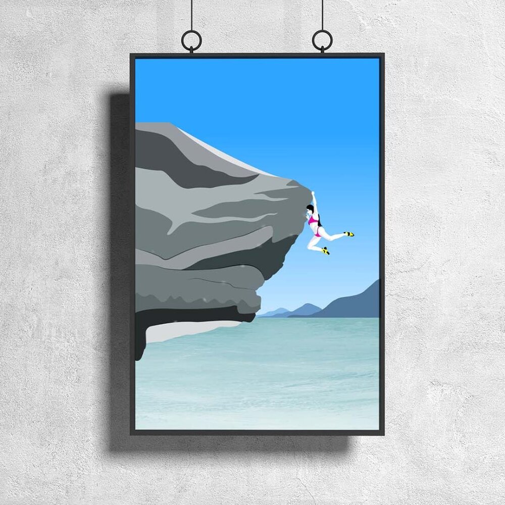 The beauty of climbing